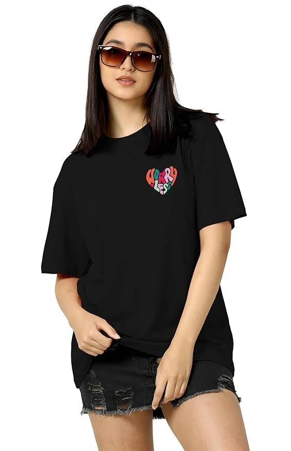 shopping tshirt black